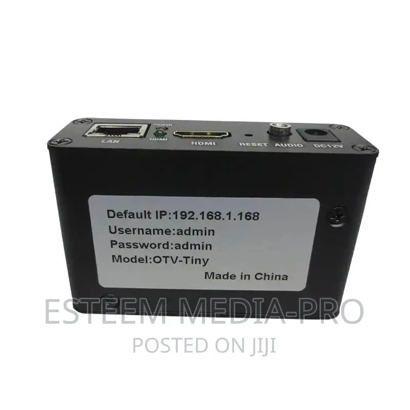 Tiny Pro-Video Streaming IPTV Encoder
