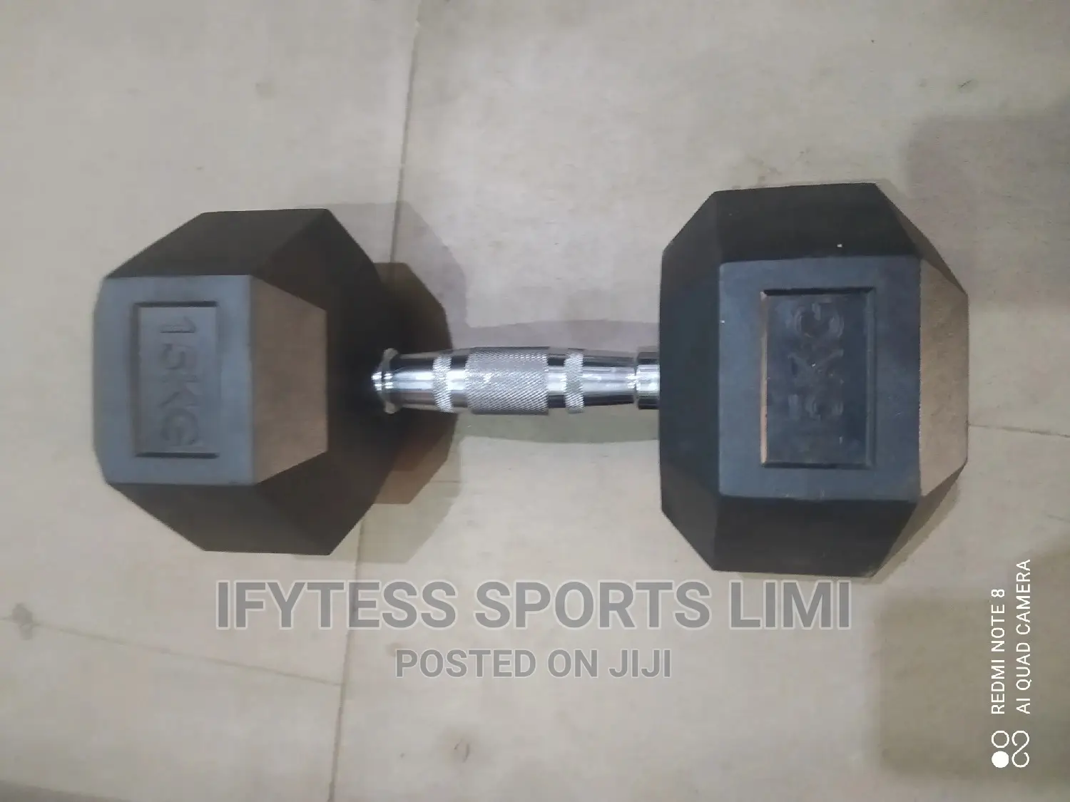 15kg Hex Dumbbell (A Pair)