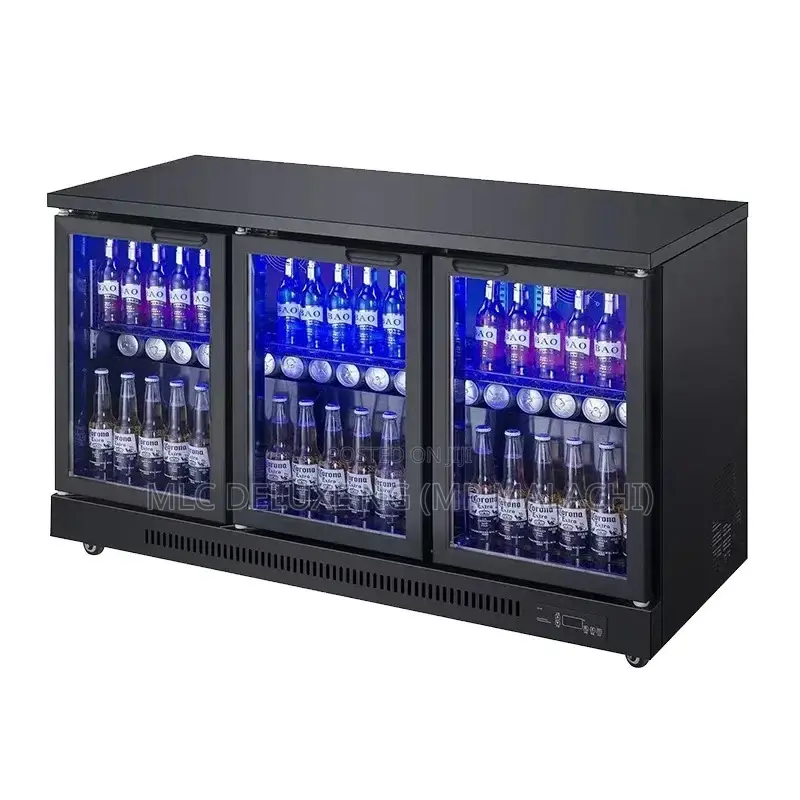 Counter Top 3doors Refrigerator (1,2,3 Doors Available)Black