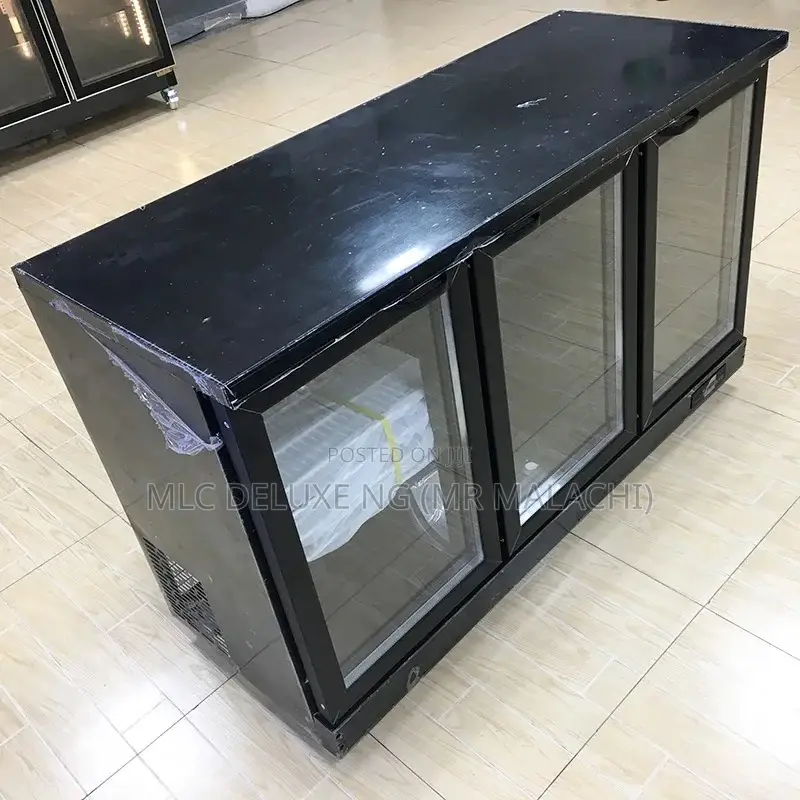 Counter Top 3doors Refrigerator (1,2,3 Doors Available)Black