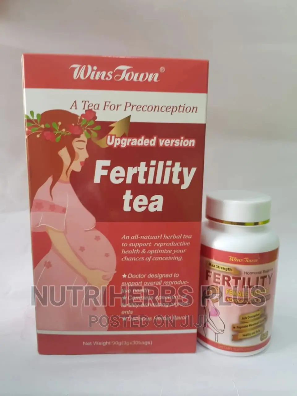 Wins Town Fertility Support Tea Aid Conception in Women