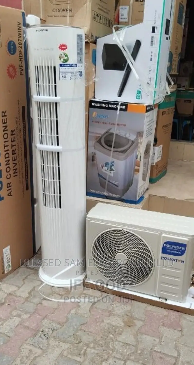 New>Polystar Inverter Ac 2ton Floor Standing 100% Coppers