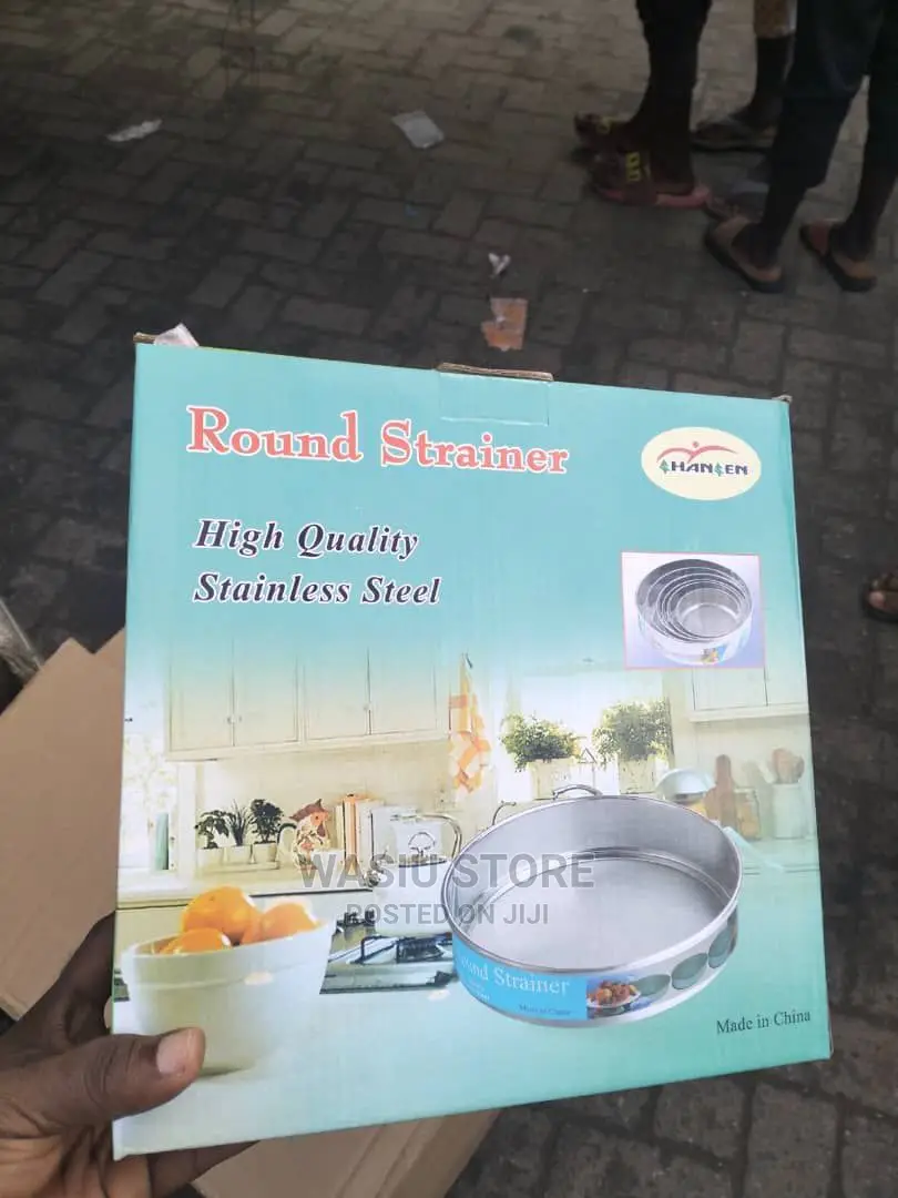 6pcs Stainless Steel Round Strainer Set