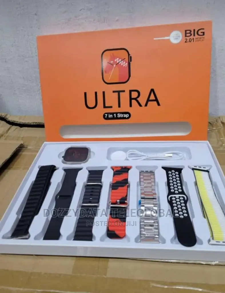 Ultra 8 Smart Watch With 7in1 High Quality Straps
Ultra