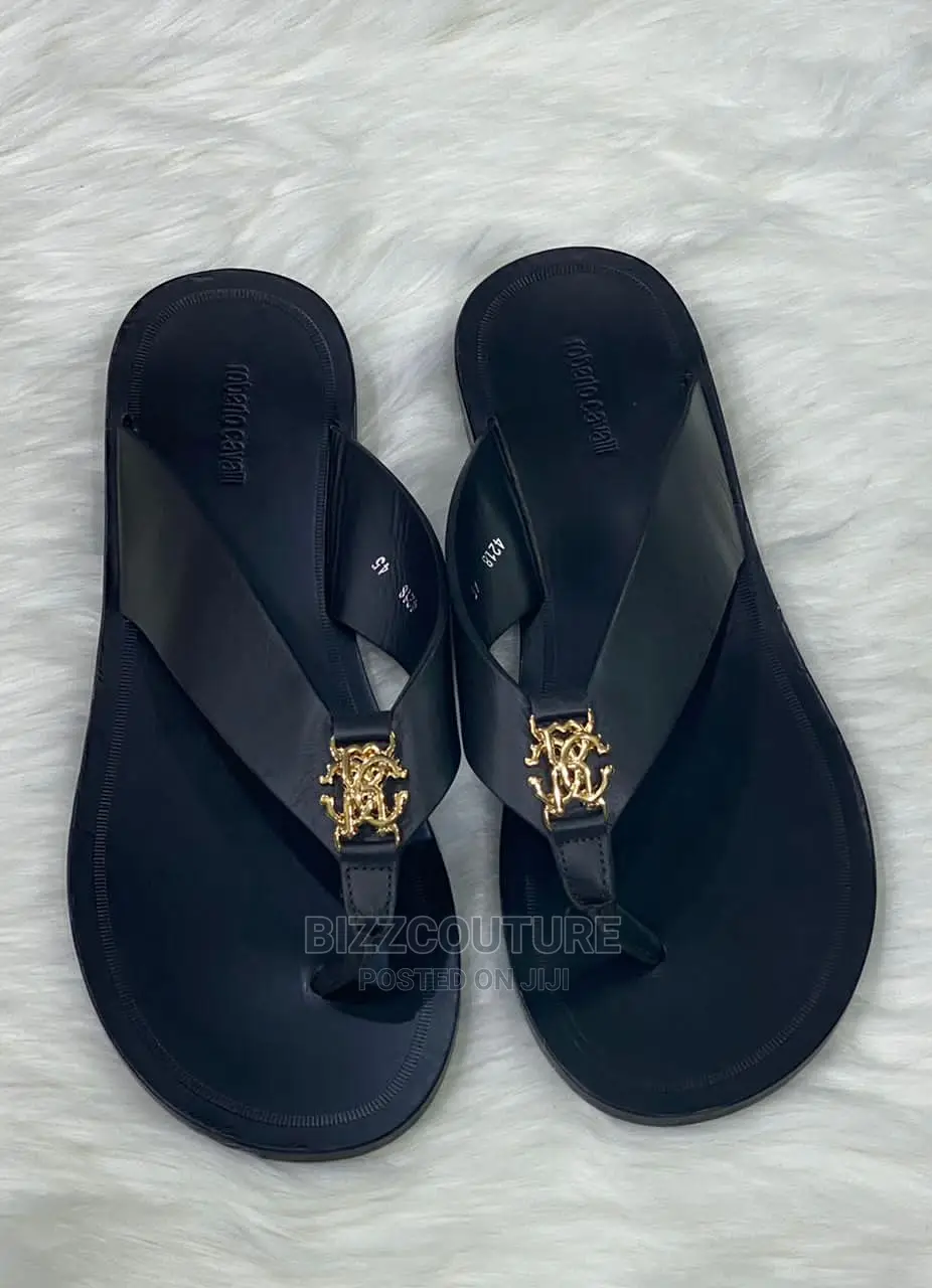 Original ROBERTO CAVALLI Slippers Available in Store