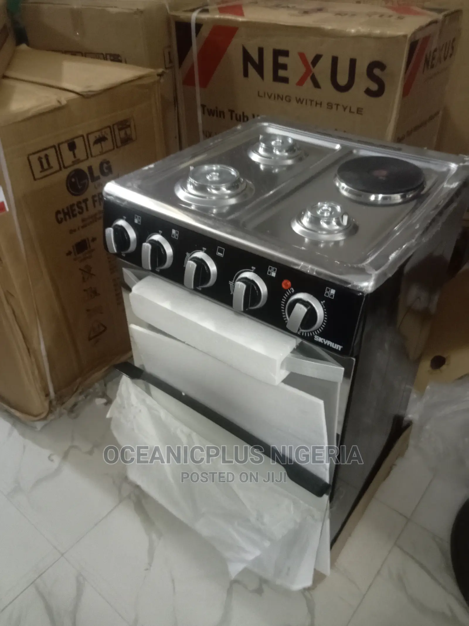 Classic Skyrun 3+1 Electric Gas Cooker With Oven