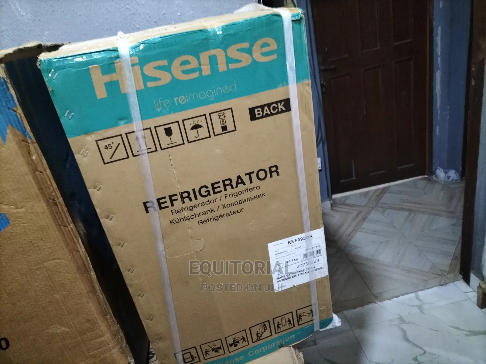 Hisense Singgle Door Refrigerator Ref 093dr