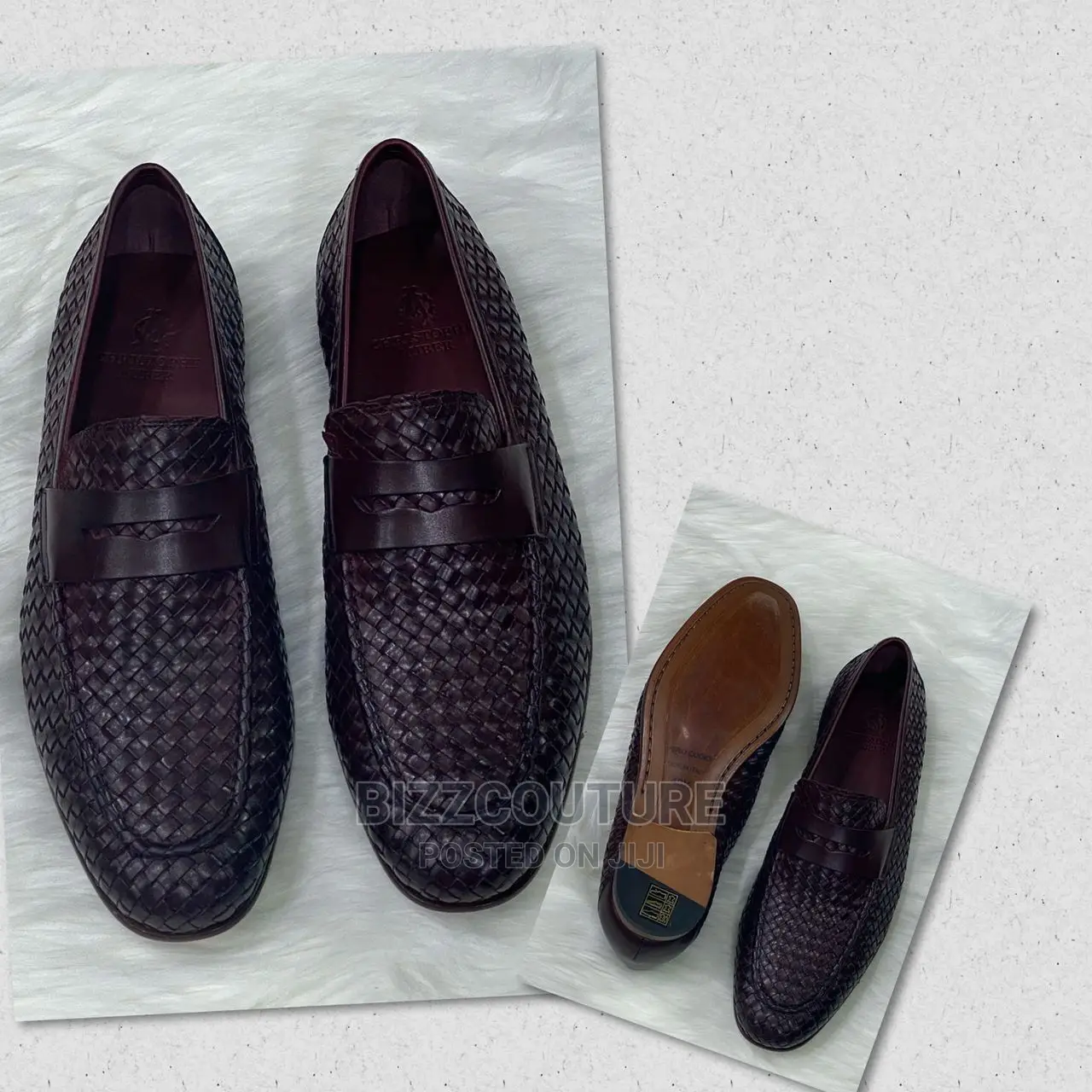 Original Italian HERMES Leather Loafers Available in Store