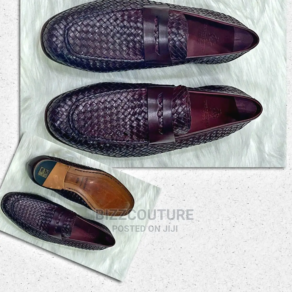 Original Italian HERMES Leather Loafers Available in Store