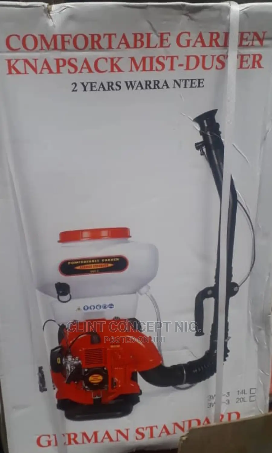 Motorized Knapsack Mist Duster