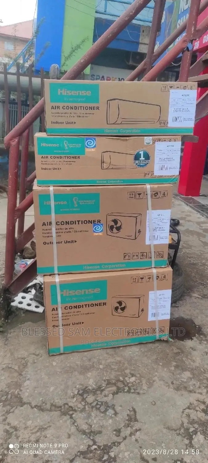 Original >Hisense Ac Inverter 1.5hp Split Unit Longest Cooli