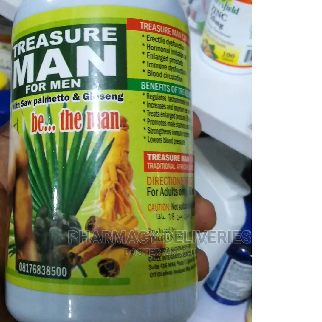 Treasure Man Organic Supplement for Optimal Productibity