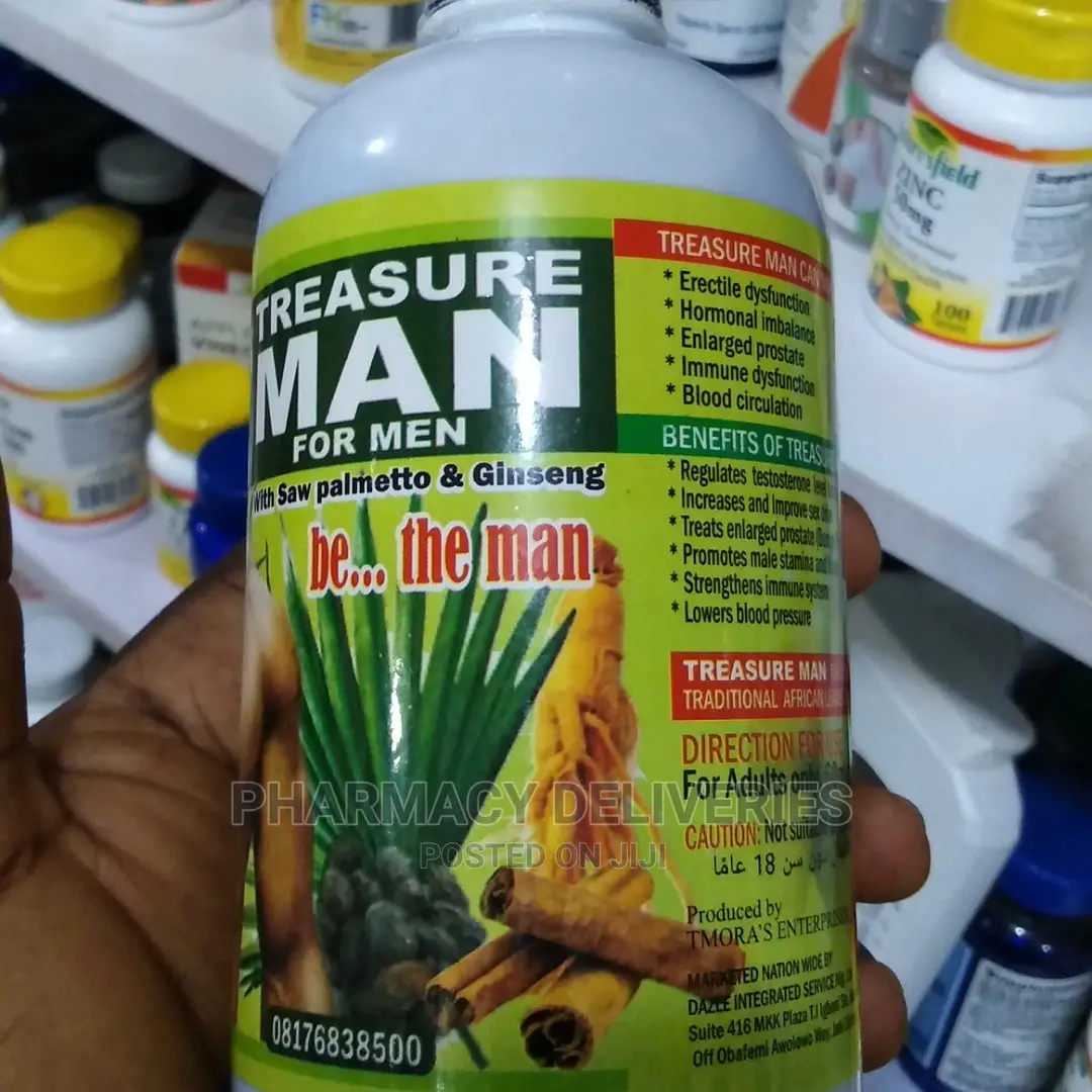 Treasure Man Organic Supplement for Optimal Productibity