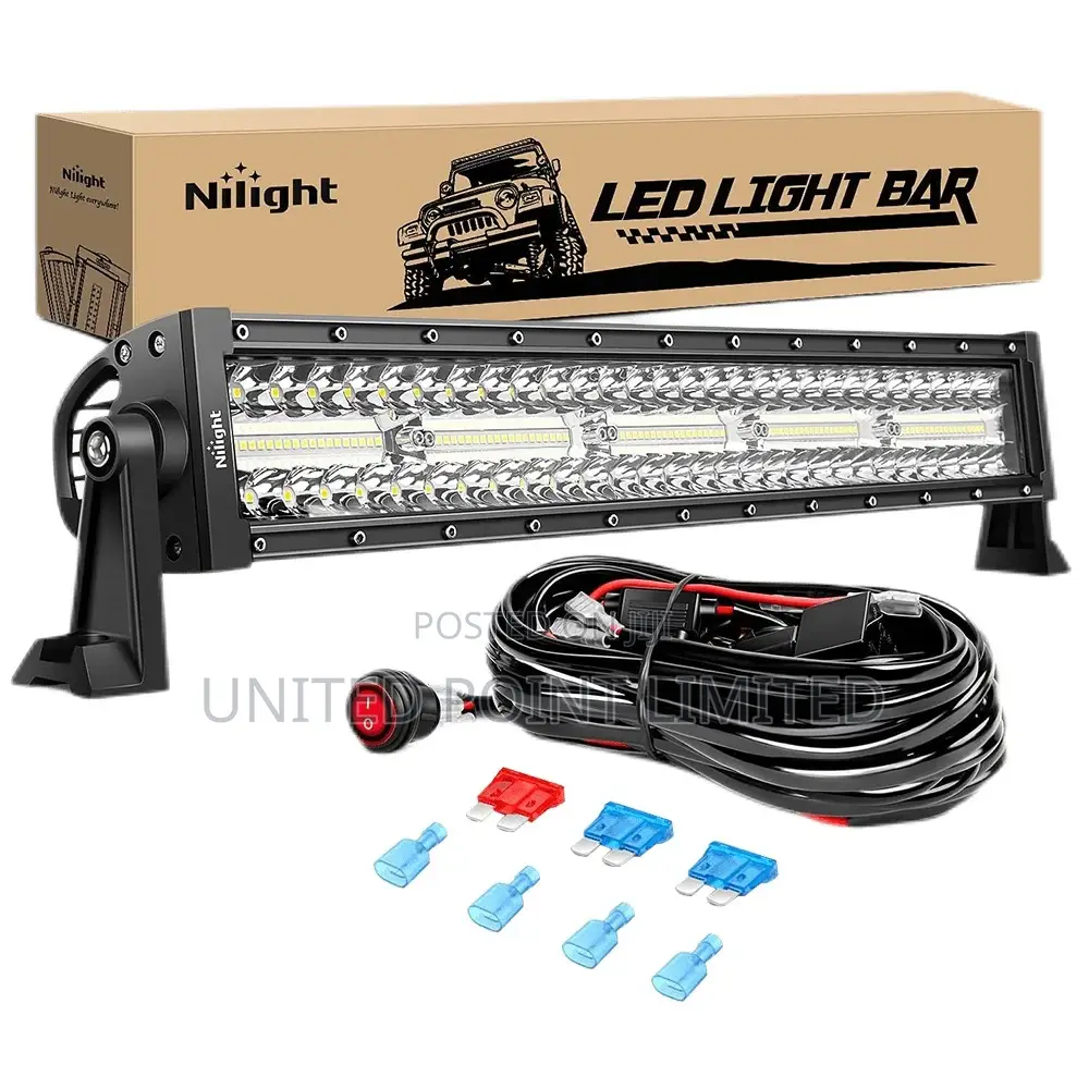 22" 480W 28800LM Triple Row Spot/Flood Led Light Bar