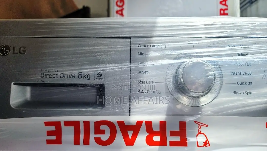 LG 8kg Washing Machine Inverter Drive + WARRANTY (Delivery)