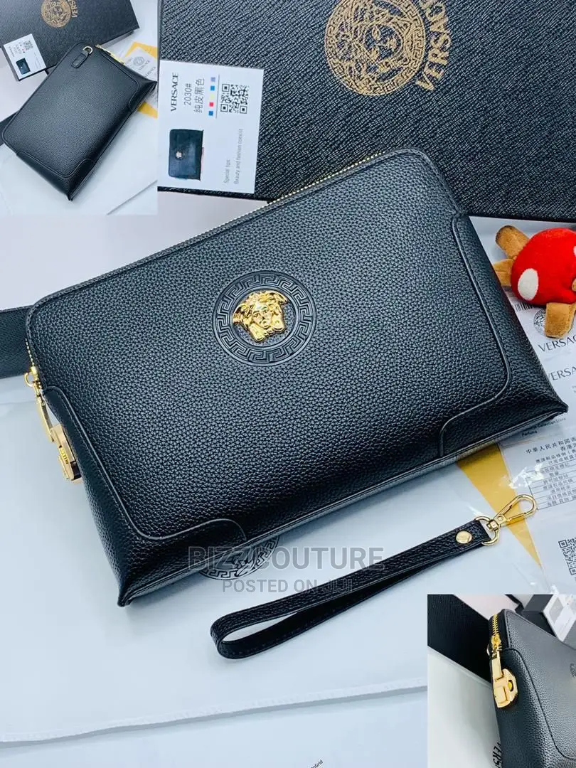 Original VERSACE CLUTCHES Bags Available in Store