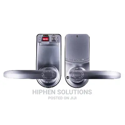 Left Handle Biometric Fingerprint Keypad Door Lock