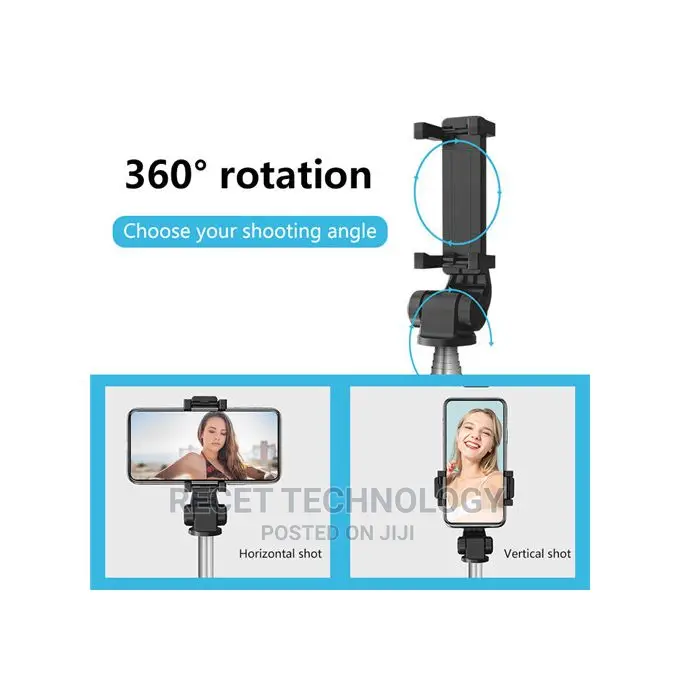 Selfie Stick Integrated Tripod
