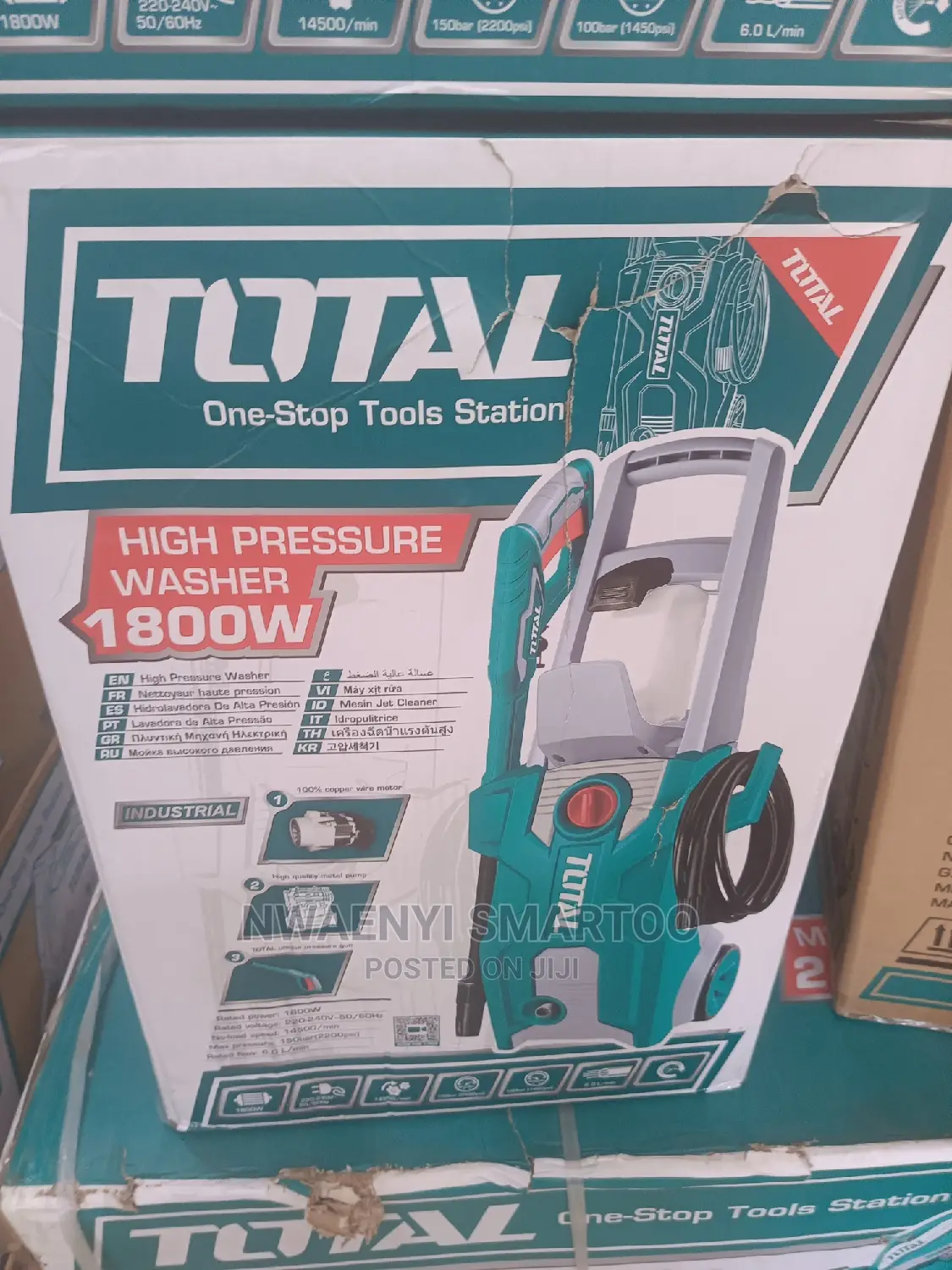 1800w Electric Total Original Pressure Washing Machine