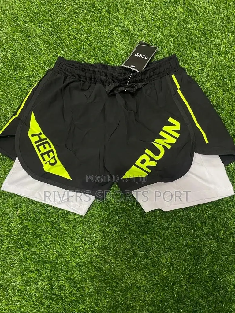 2in1 Sports Workout Gym Short