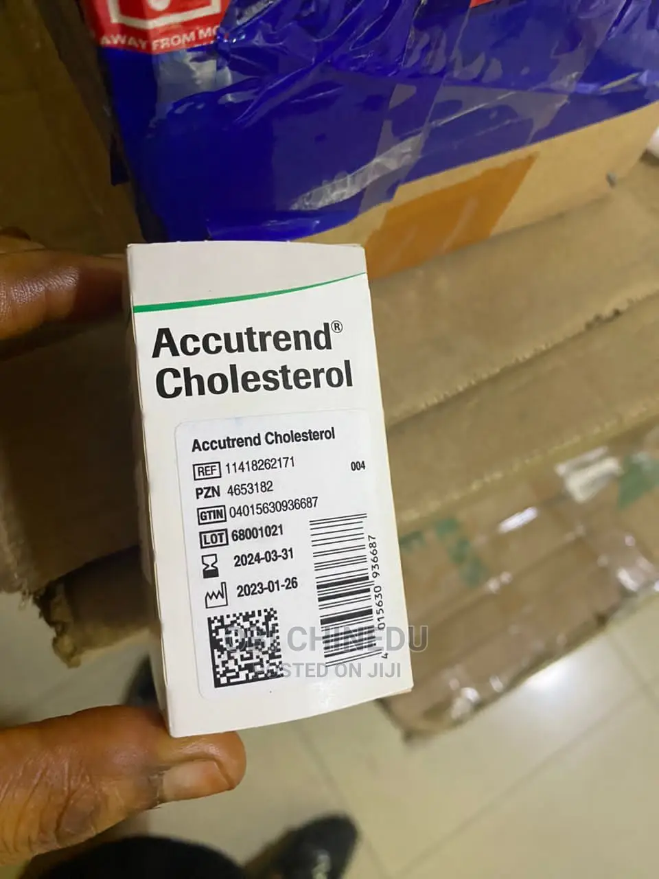 Accutrend Cholesterol Strips