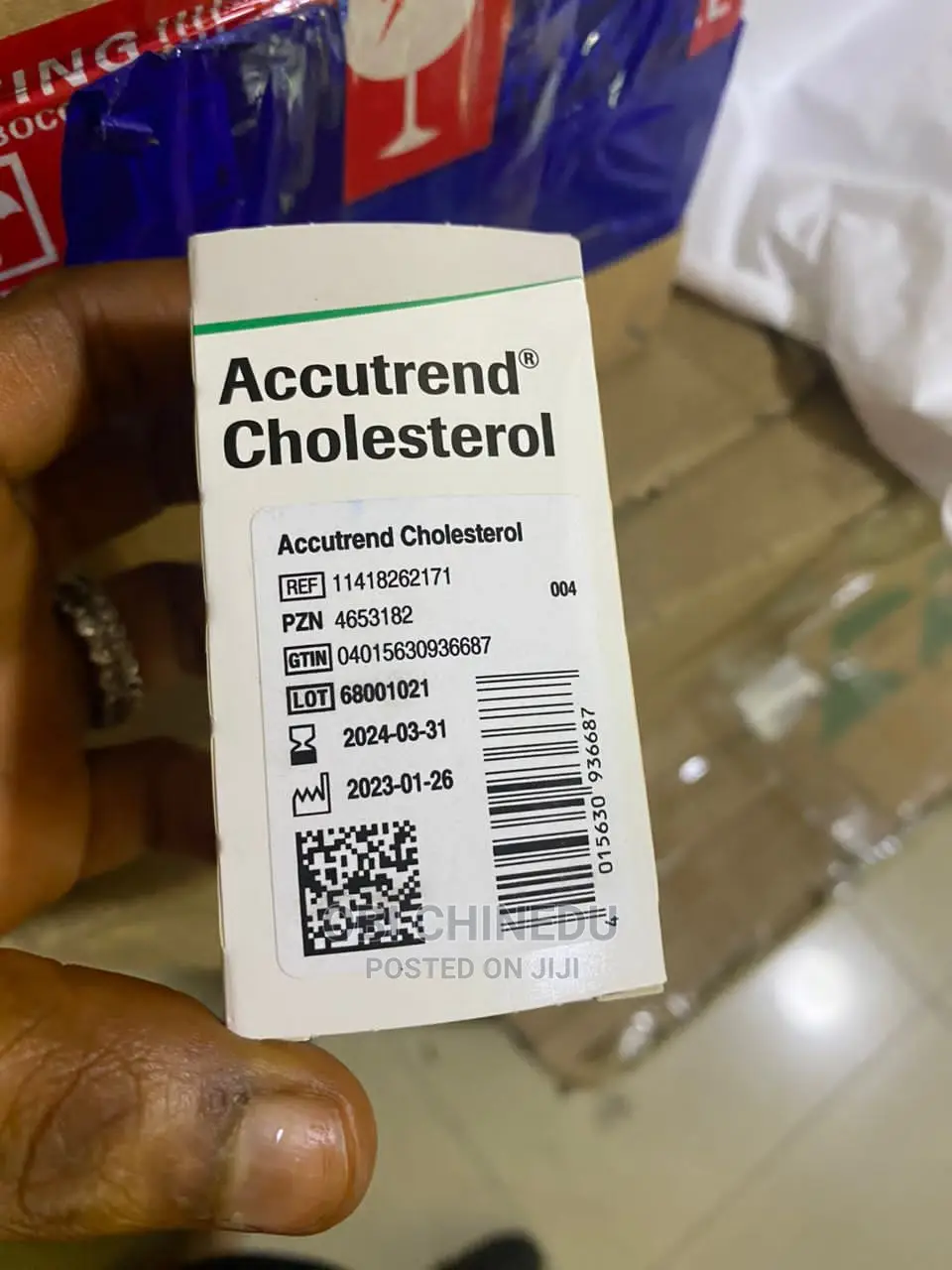 Accutrend Cholesterol Strips