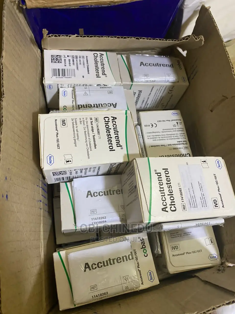 Accutrend Cholesterol Strips