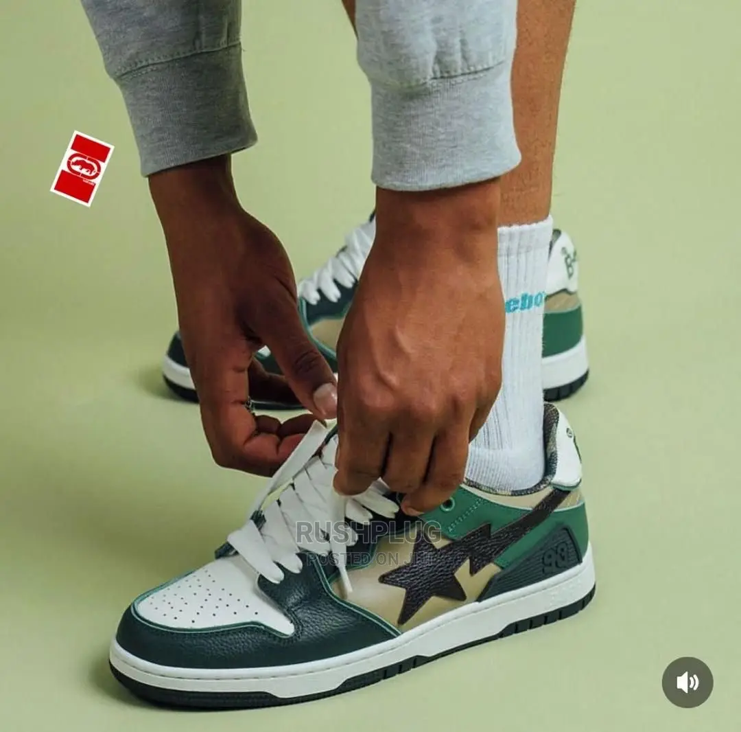 Bathing Ape Bape Sk8 Sta Camo Green Sneakers