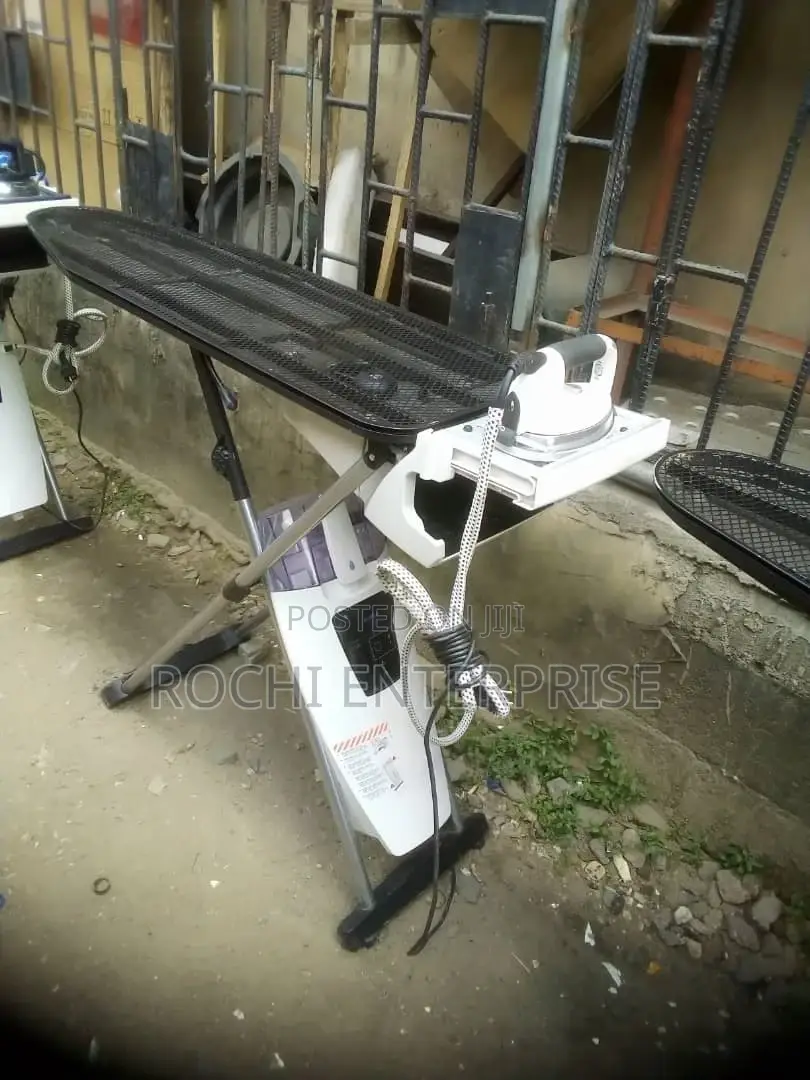 Industrial Iron Iron With Table Finishing Table