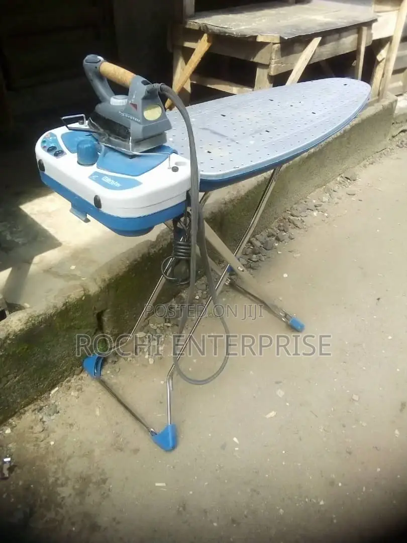 Industrial Iron Iron With Table Finishing Table