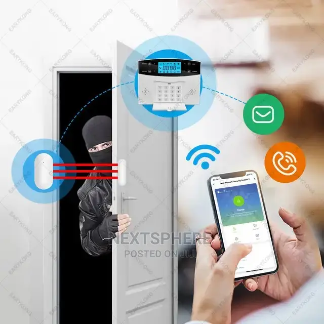 GSM SMS Home Burglar Security Alarm System With 99 Zones