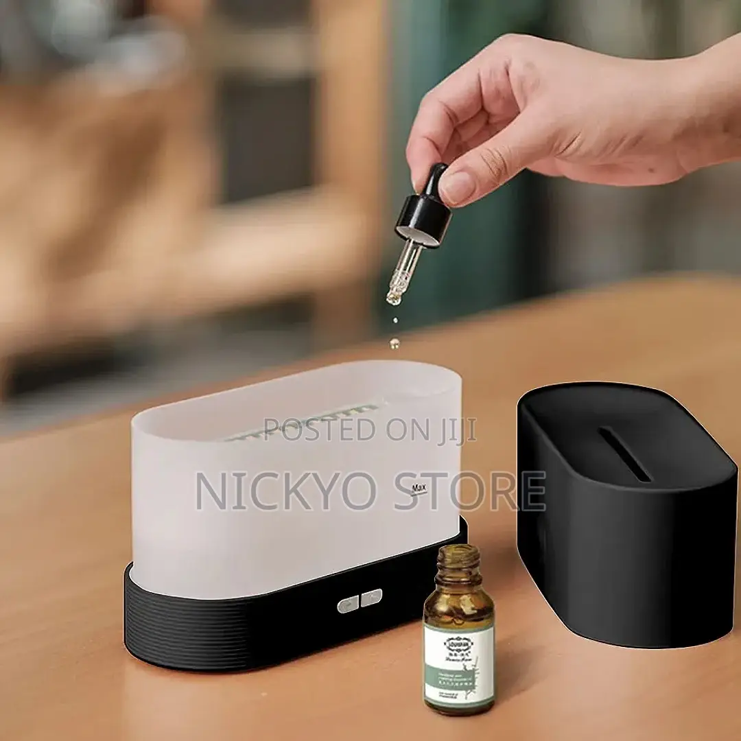 Aroma Diffuser With Flame Light Mist Humidifier