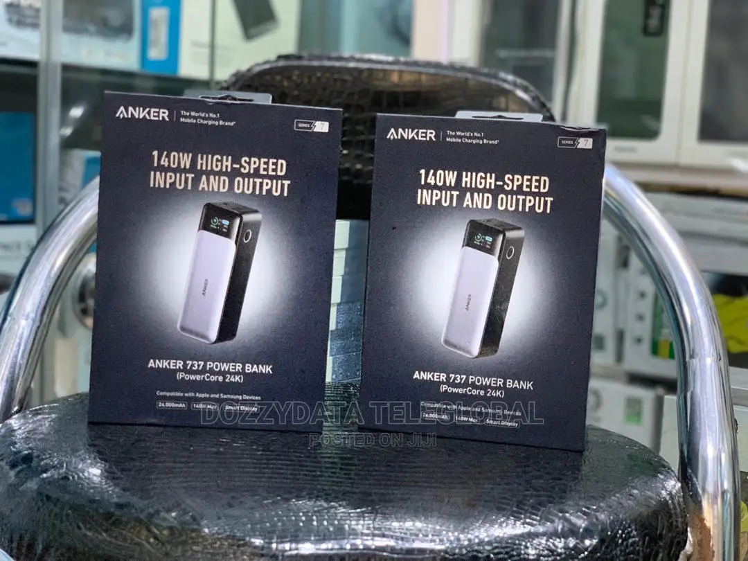 Anker 737 Power Bank Ganprime 24000 Pd 140w -Black