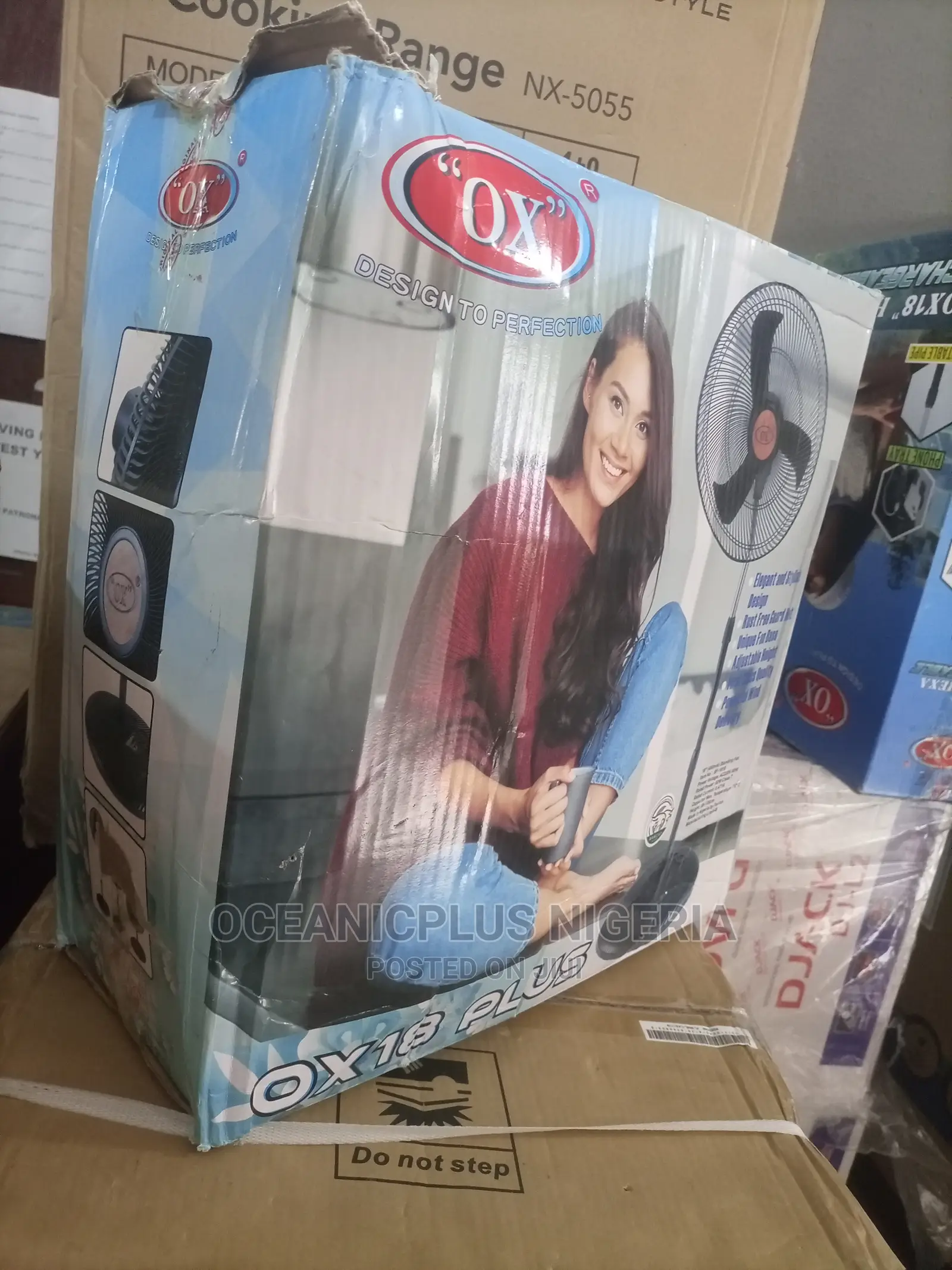 Standard OX 18 Inches Nonrechargeble Standing Fan