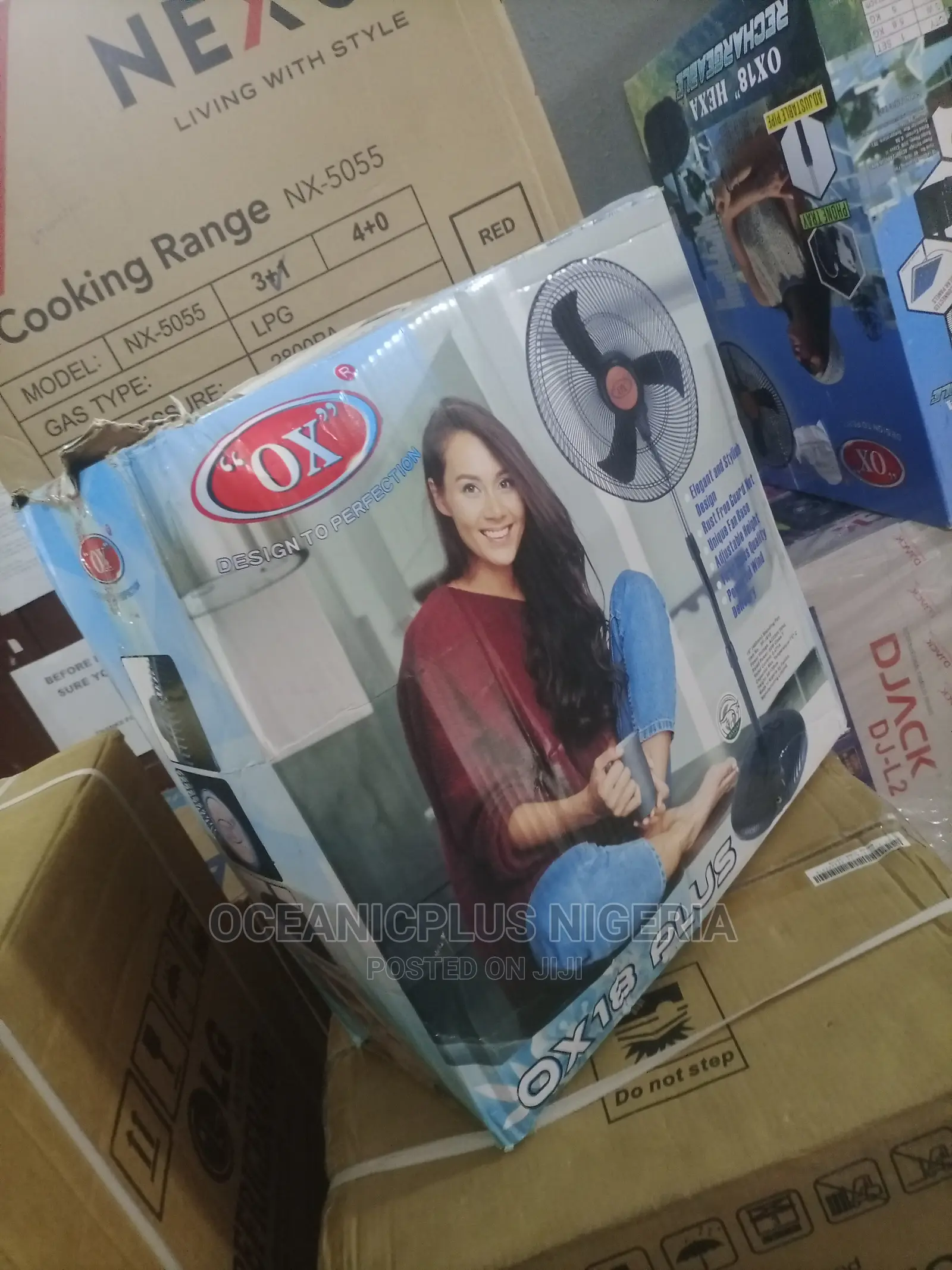 Standard OX 18 Inches Nonrechargeble Standing Fan
