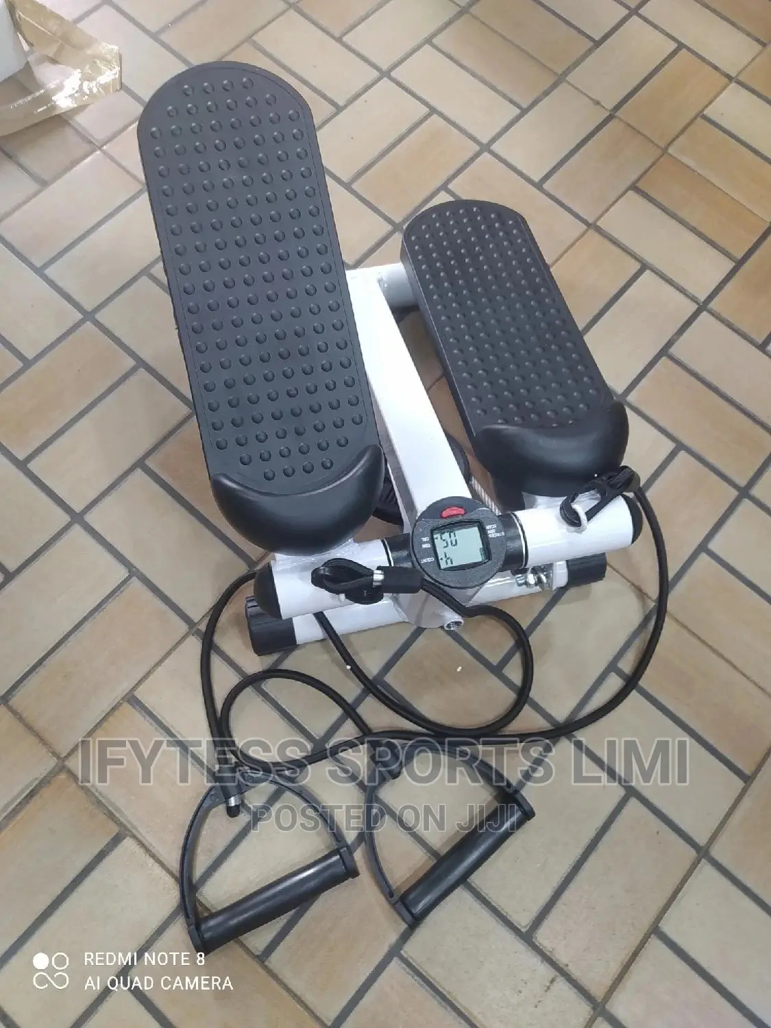 Mini Stepper With Resistance Rope