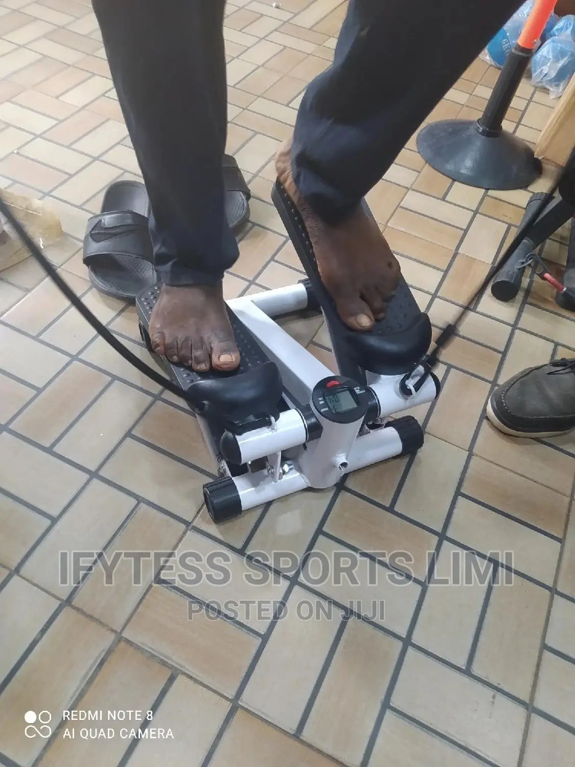 Mini Stepper With Resistance Rope