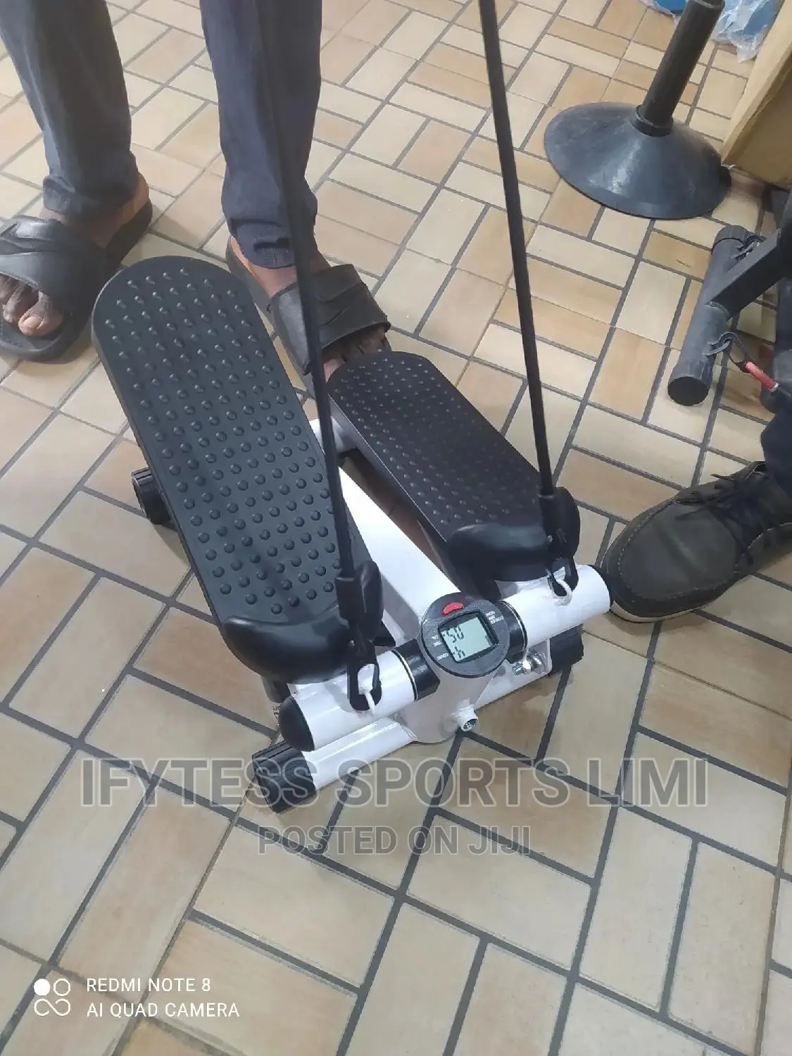 Mini Stepper With Resistance Rope