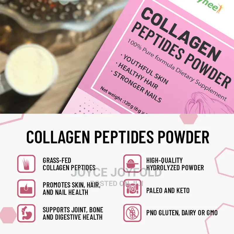 Collagen Peptide Powder - For Skin Firmness, Glow Etc