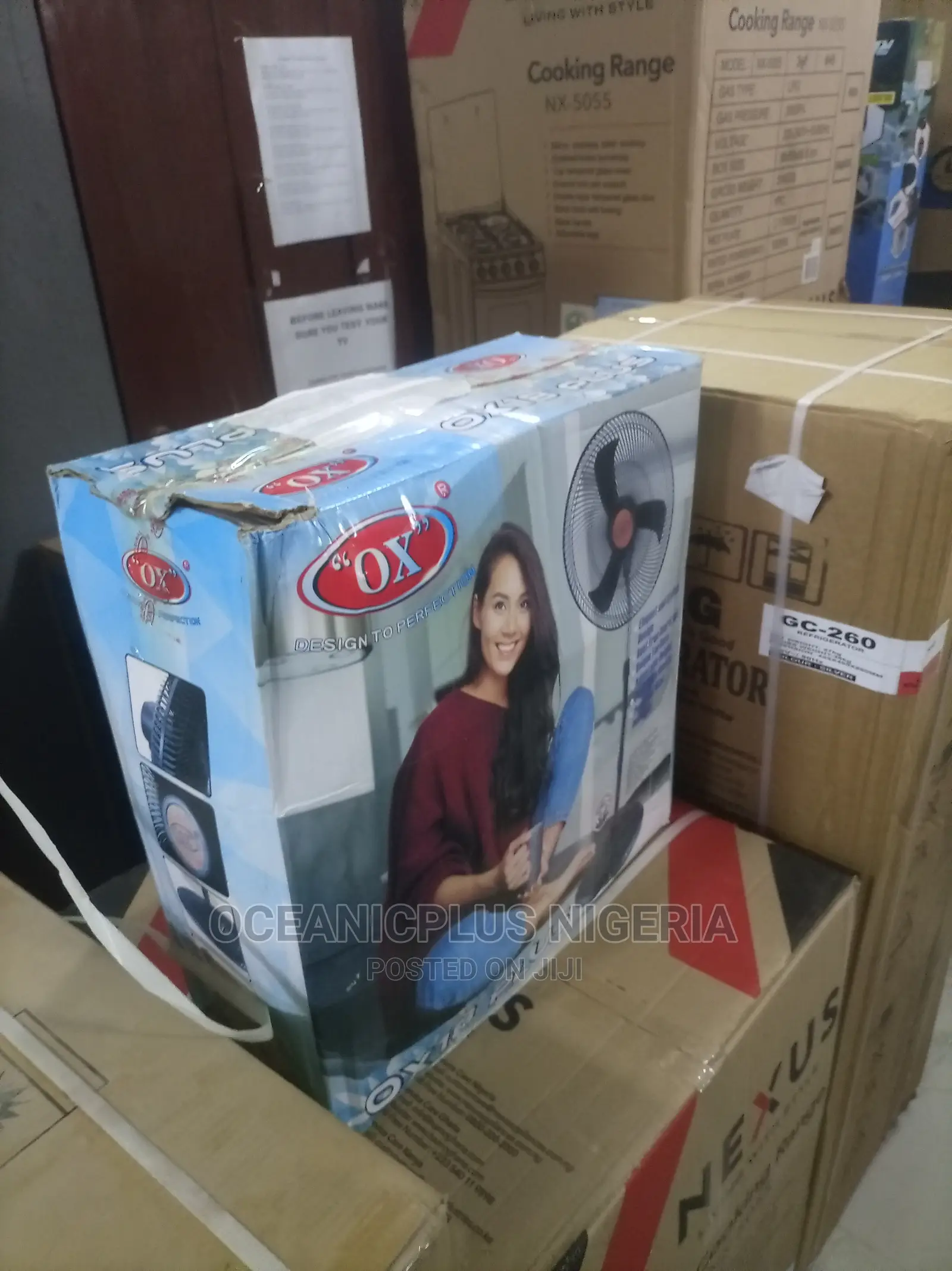 Rust Free OX 18 Inches Nonrechargeable Standing Fan