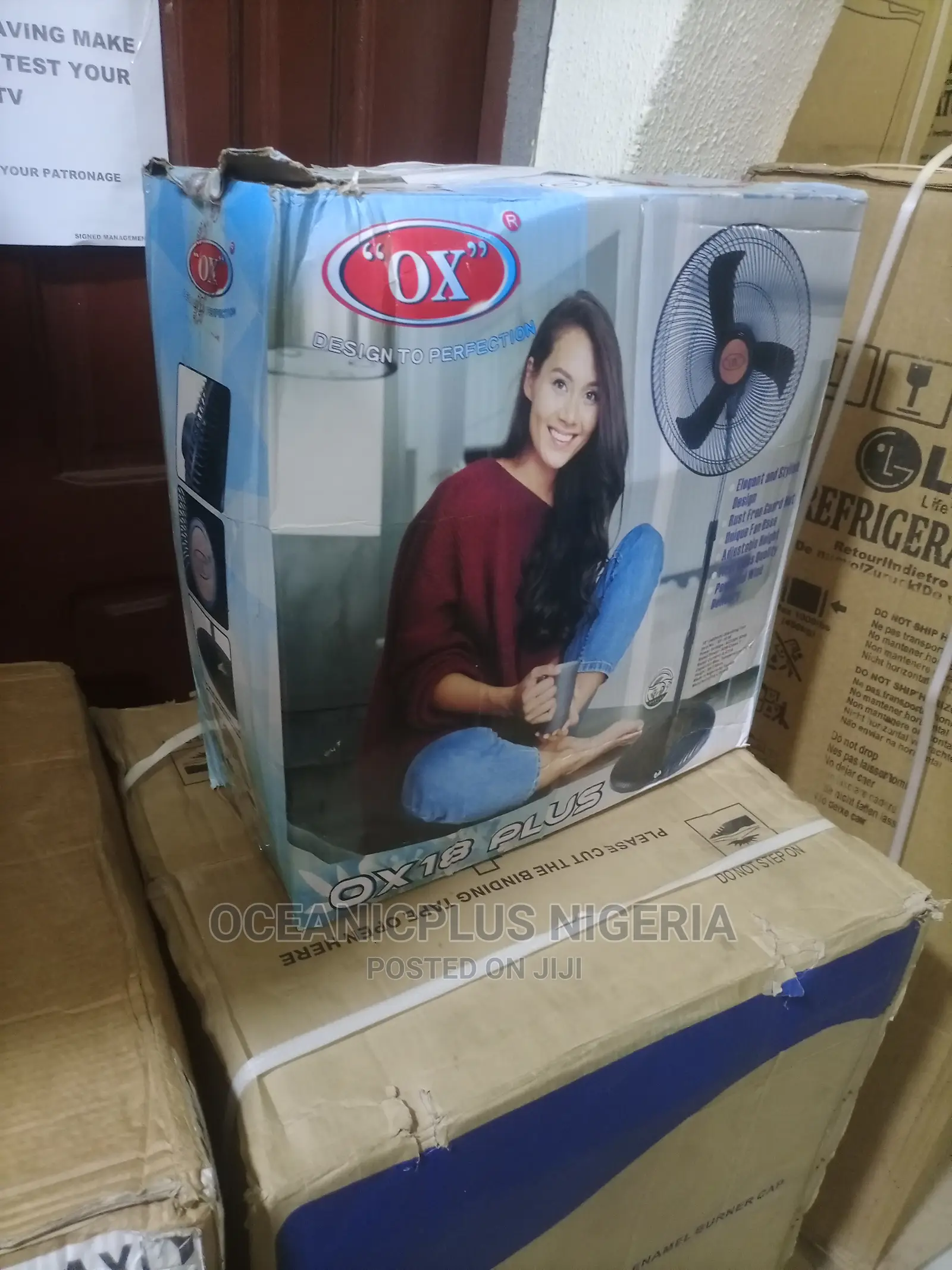 Durable OX 18 Inches Nonrechargeable Standing Fan