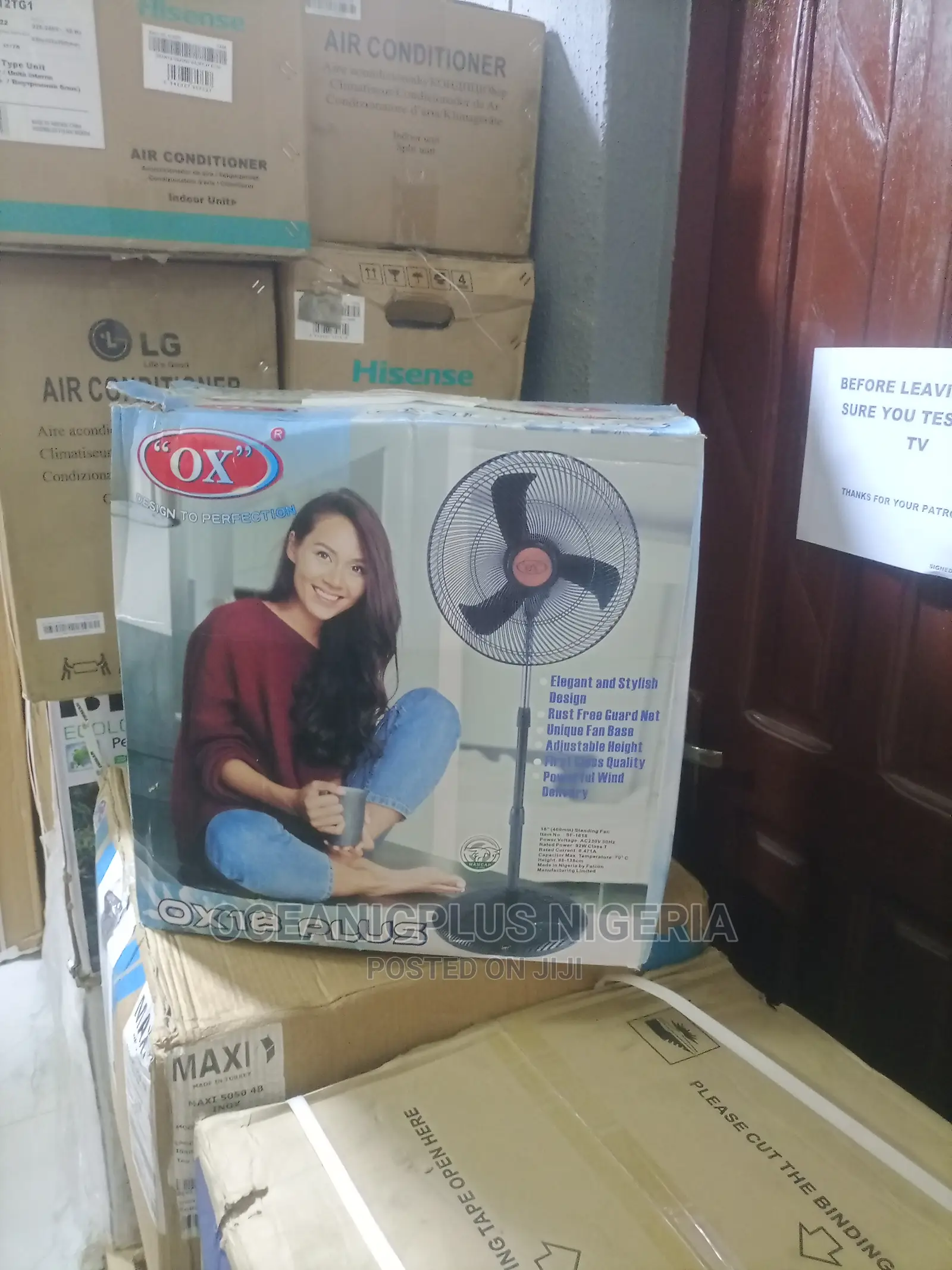 Best Quality OX Inches Standing Fan