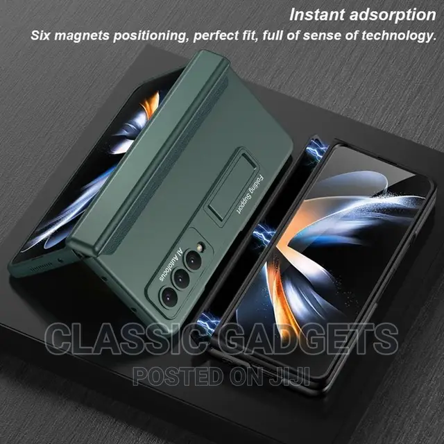 360 Magnetic Case With Stand And Glass For Galaxy 3 5 4