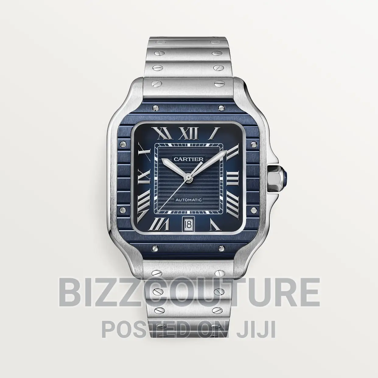 Original CARTIER Silver Steel Watch Available in Store