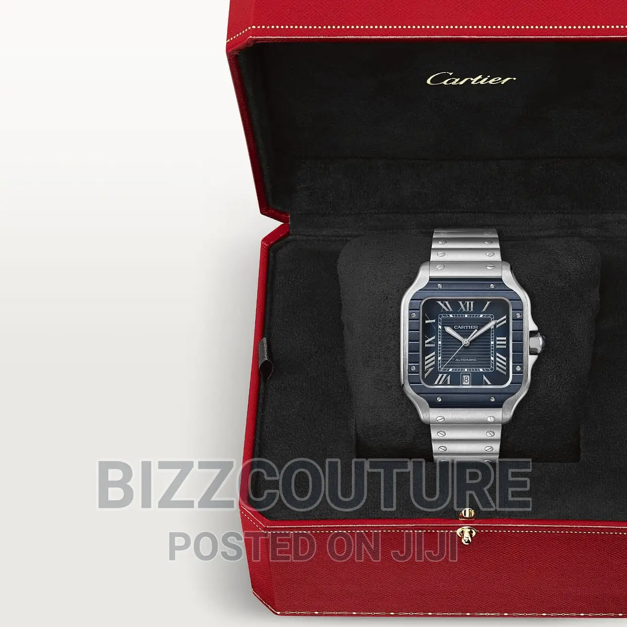 Original CARTIER Silver Steel Watch Available in Store
