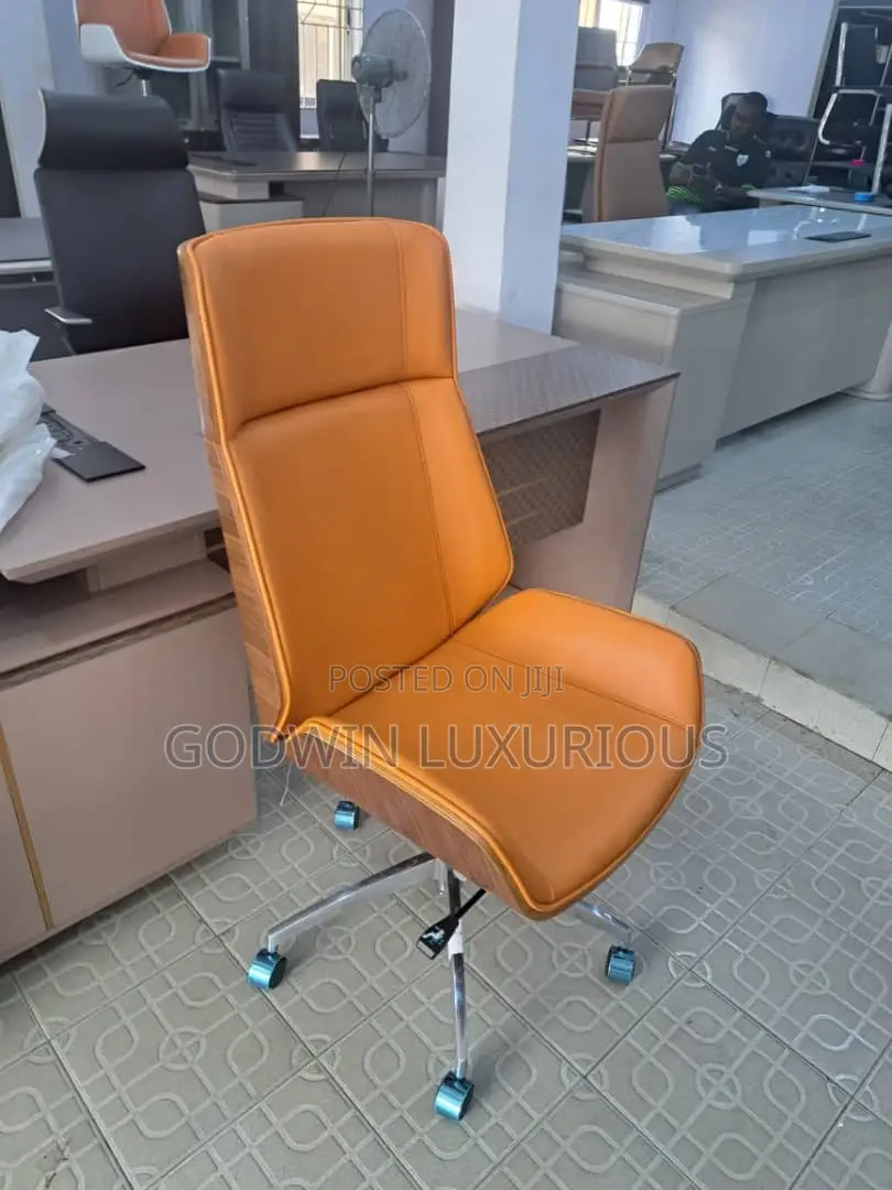 Executive Office Chair ( Wooden Back )