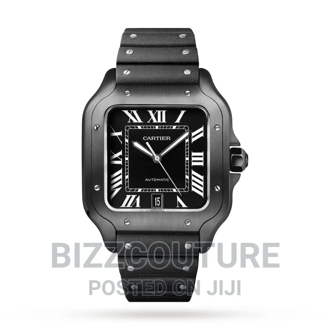 Original CARTIER Black Steel Chain Watch Available in Store