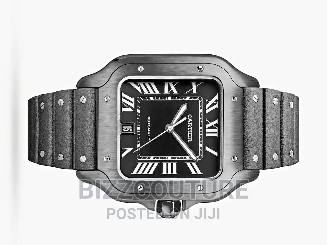 Original CARTIER Black Steel Chain Watch Available in Store