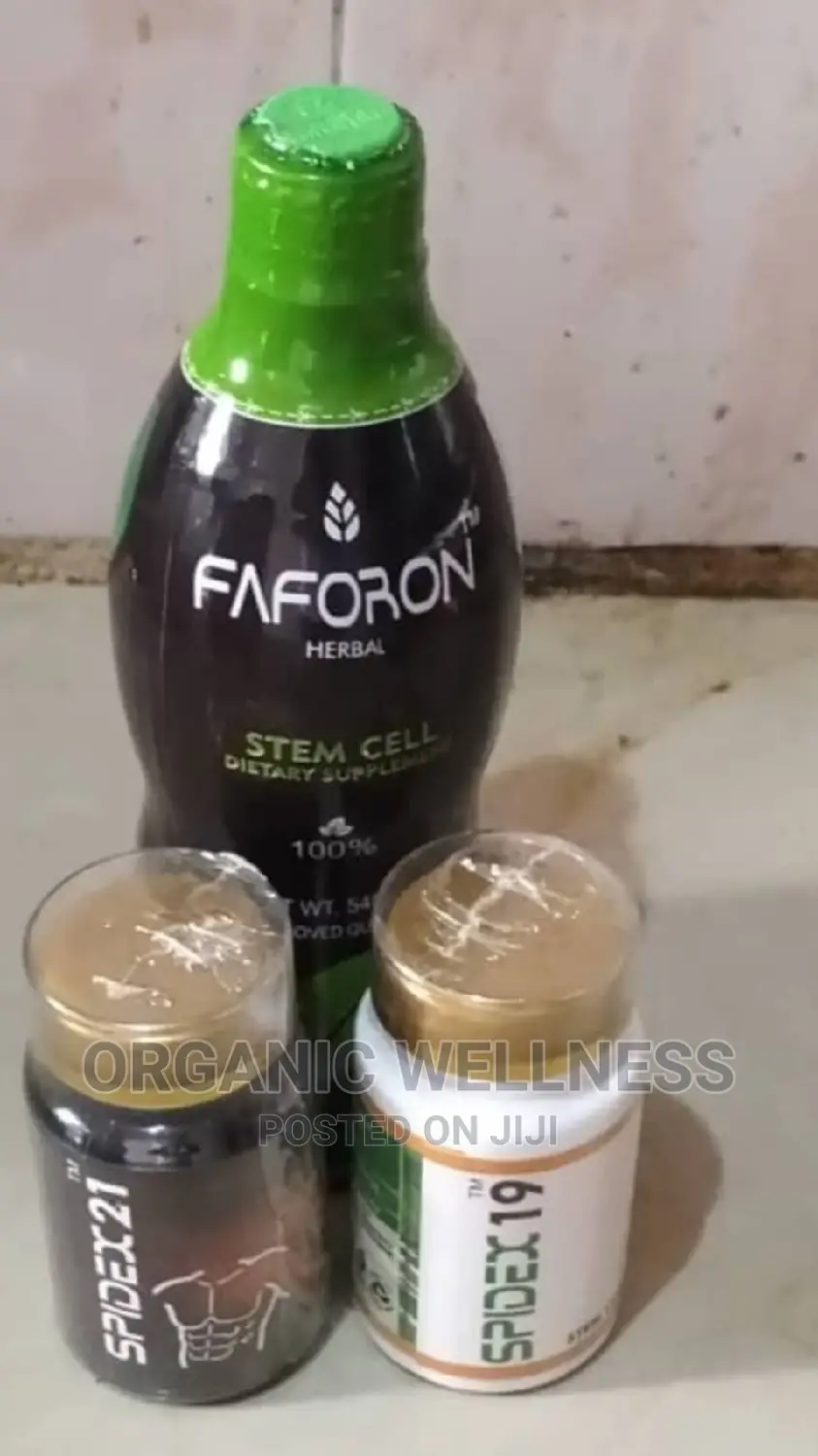 Faforon Product Which Includes Spidex19 and 21 Treatment Men