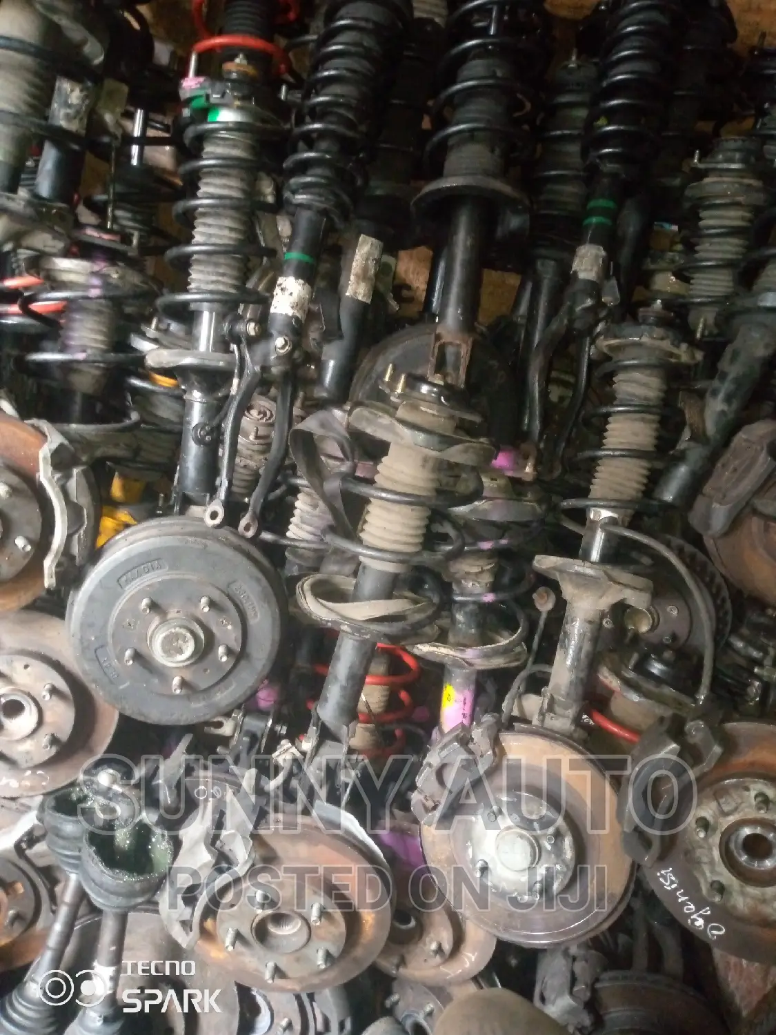 Complete Front Shock and Hub Mazda CX-9 2007 2008 2009 2010